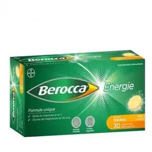 Berocca Energie Orange Vitamine B et C, magnésium et Zinc Comprimés effervescents