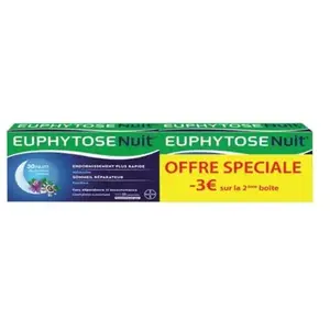 Euphytose Nuit® Sommeil Lot de 2 x 30 comprimés