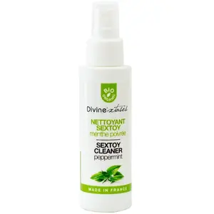 Comparateur de prix : Divinextases Nettoyant Bio pour Sextoys Menthe Poivrée 100 ml
