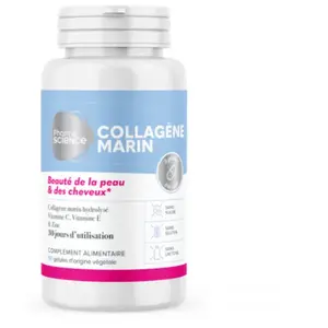 PHARMASCIENCE Collagène Marin en gélules 60 gélules pas cher