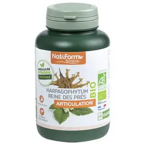 Comparateur de prix : Nat & Form Bio Harpagophytum Reine des Prés 200 gélules