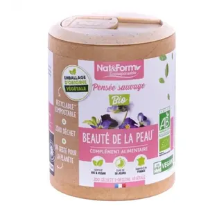 Comparateur de prix : Nat & Form Écoresponsable Pensée Sauvage Bio 200 gélules