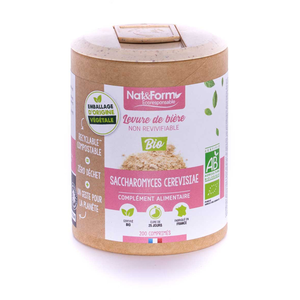 Comparateur de prix : Nat & Form Écoresponsable Levure de Bière Bio 200 comprimés