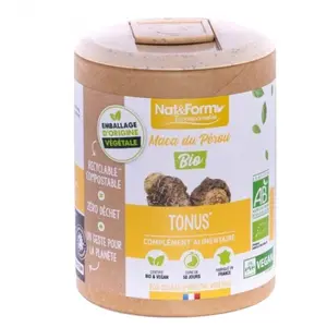 Comparateur de prix : Nat&form maca du pérou bio écoresponsable 200 gélules