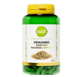 Pharmascience fenugrec tonifiant 200 gélules pas cher