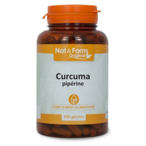 Comparateur de prix : Nat & Form Original Curcuma Pipérine 200 gélules végétales