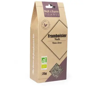 Comparateur de prix : Nat & Form Tisane Framboisier Bio 25g