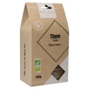 Comparateur de prix : Nat & Form Tisane Thym Bio 100g