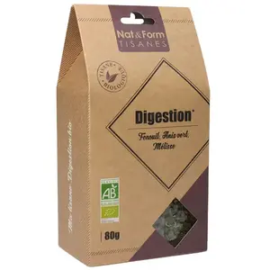 Comparateur de prix : Nat & Form Tisane Digestion Bio 80g