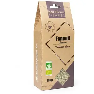 Comparateur de prix : Nat & Form Tisane Fenouil Bio 100g