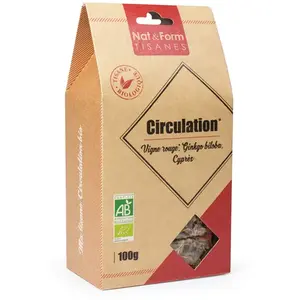 Comparateur de prix : Nat & Form Tisane Circulation Bio 100g