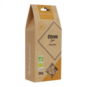 Nat&form tisanes zeste citron bio 50g pas cher