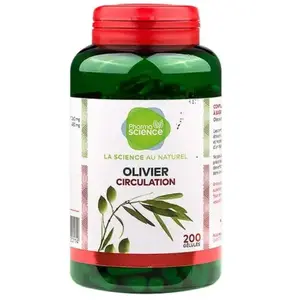 Pharmascience olivier circulation 200 gélules pas cher