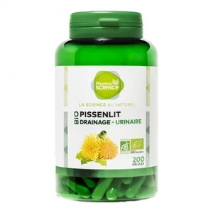 Pharmascience pissenlit bio drainage - urinaire 200 gélules pas cher