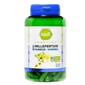 Pharmascience millepertuis bio humeur - sommeil 200 gélules