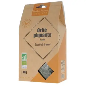 Comparateur de prix : Nat & Form Les Tisanes Ortie Piquante Feuille Bio 40g