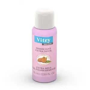 Comparateur de prix : Dissolvant Extra Doux - VITRY - 75ml - Sans acétone - Hydratant - Assouplissant