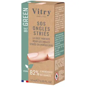 Comparateur de prix : Vitry Be Green SOS Ongles Striés 10ml