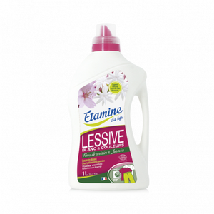 Lessive Blanc et Couleurs Fleur de cersisier et Jasmin Etamine du Lys (1L)Vendu paramazon