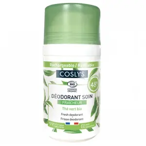 Comparateur de prix : Coslys Déodorant Soin Fraîcheur Thé vert Bio 50ml
