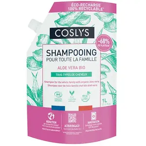 Comparateur de prix : Coslys Shampoing Famille Aloe Vera Bio Doypack 1L
