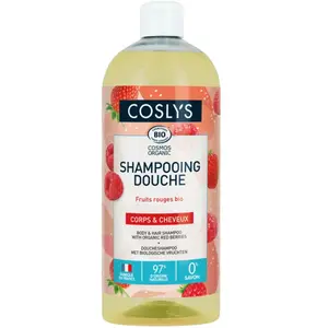 Coslys Shampooing Douche Fruits rouges 1L pas cher