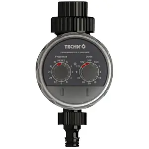 TECHNO - Programmateur d'arrosage 1 voie avec électrovanne à bille. pas cher