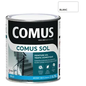 COMUS SOL BLANC 0,75L Peinture de protection et décoration pour sols i...Vendu paramazon
