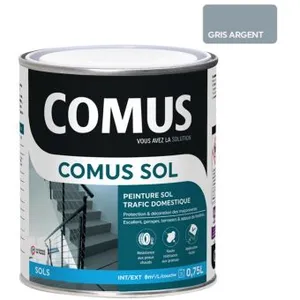 COMUS SOL GRIS ARGENT 0,75L Peinture de protection et décoration pour ...Vendu paramazon