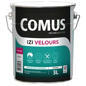 Izi'velours 3L - Peinture acrylique d'aspect velours en phase aqueuse Comus pas cher