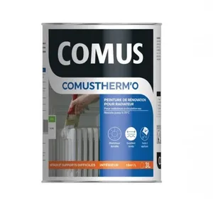 Comus - Peinture pour radiateurs COMUS THERM'O 3L Satin Blanc - 28243Vendu paramazon