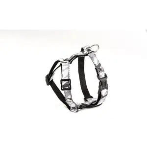 Harnais pour chien Martin Sellier S Gris 15 mm 3009157 pas cher