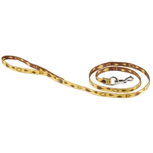 Laisse pour chien nylon Martin Sellier Jaune TU 3009527 pas cher