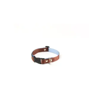 Collier pour chien Martin Sellier M Bleu 25 mm 3007127 pas cher
