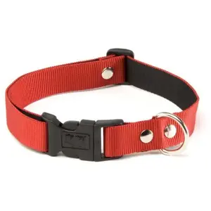 Collier pour chien Martin Sellier M Rouge 25 mm 3007126 pas cher