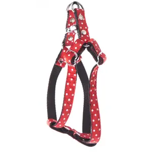 Martin Sellier Harnais baudrier Pois pour chien coloris rouge - XS