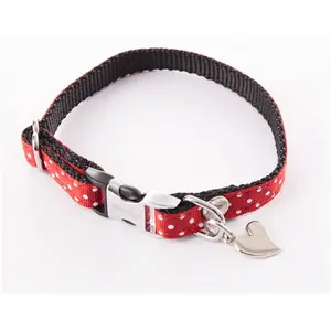 Collier Chien Martin Sellier Collier Pois rouge XS pas cher