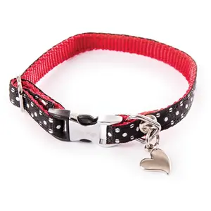 Collier Chien   Martin Sellier Collier Pois noir   XS pas cher