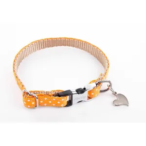 Martin Sellier - Coll pois xs 10-17/27 orange fluo pas cher