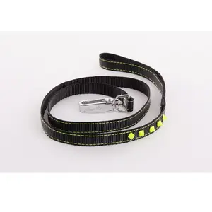 Laisse pour chien fluo Martin Sellier Noir 10/100 cm 3008751 pas cher