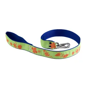 Laisse pour chien Martin Sellier L Vert 1 m x 40 mm 3007089 pas cher