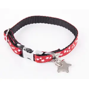 Collier pour chien etoiles Alter Ego Rouge XS 3008345 pas cher