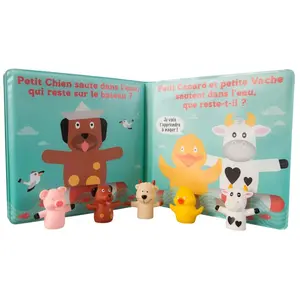 Livre et ses puppets MULTICOLORE Ludi pas cher
