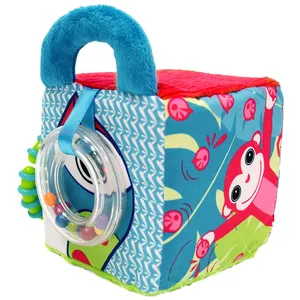 Cube d'éveil tissu MULTICOLORE Ludi