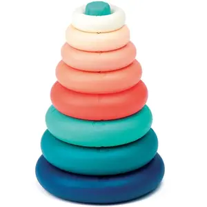 Jeu d'éveil Ludi Pyramide d'anneaux pas cher
