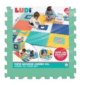 Comparateur de prix : Jeu d'éveil Ludi Tapis mousse Jumbo