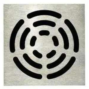 Lazer Grille de douche carrée 130x130 mm Target pour isotanche classique proVendu paramazon