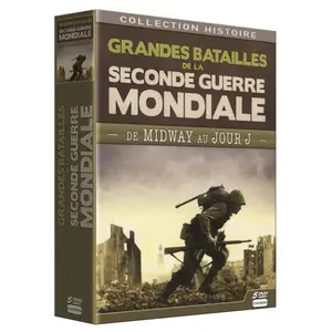 Comparateur de prix : LCJ Editions Grandes batailles de la Seconde Guerre Mondiale Coffret 5 DVD