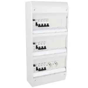 Nalto - Tableau Électrique Pré Équipé 3 rangées 3 id + 10 Disjoncteurs...