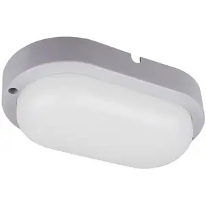 Crealys - Hublot led Extérieur Ovale 12W 4000K IP54 GrisVendu parmanomano